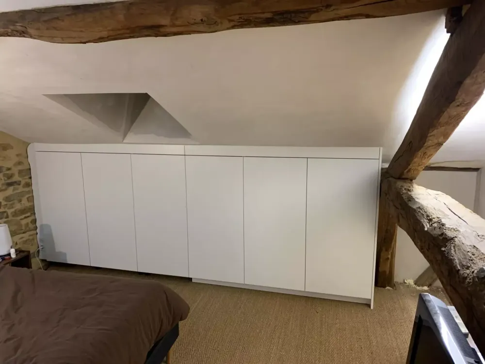 penderie sur mesure blanche